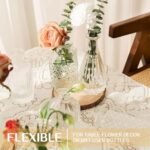Anquephd 32PCS Clear Mini Bud Vases - Ideal Wedding Centerpieces for Parties & Events - Image 5