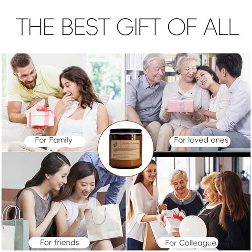51PZvHPedFL._SL500_.jpg ARCASA Organic Lavender Candles - Non-Toxic Soy Candles for Home, Stress Relief & Meditation (7oz) - Image 6
