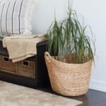 Deco 79 Seagrass Large Woven Storage Basket with Handles, Stylish Organizer 20" x 18" x 19", Brown - Image 3