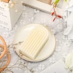 Arch Shaped Geometric Scented Candle - Aesthetic U-Shaped Soy Wax Decor for Spa, Yoga & Parties (White) - Image 4