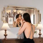 Kelly Miller 24"x48" Gold Beveled Wall Mirror - Traditional Decorative Home Decor for Any Room - Image 3