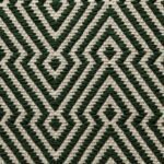 Signature Design by Ashley Abacy Square Handwoven Pouf with Geometric Pattern in Green & Beige - Image 6