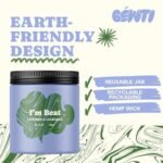 Lavender Chamomile Relaxation Candle – 8 oz Soy Wax, Non-Toxic Aromatherapy Gift for Stress Relief. - Image 4