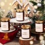 4-Pack 7oz Wood Wick Scented Candles in Amber Jars – Includes Amber Patchouli, Coconut Vanilla, Lemon Lavender, Blackberry Bergamot. Perfect Gift for Women! - Image 9