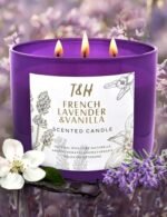 Lavender Vanilla Aromatherapy Candle | 3 Wick Soy Candle | Large 15.8 oz | Long-Lasting Relaxation Gift for Women - Image 8
