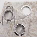 Taupe Geometric Curtains 84" Long – 2-Piece Set, 50% Blackout, Moroccan Damask Design for Living Room, Dining Room, and Bedroom. - Image 8