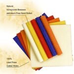 DEYBBY 8-inch Dripless Beeswax Taper Candles - Smokeless, 4-Hour Burn Time, Flat Top (Pack of 6) - Image 7