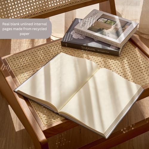 51Yx8YieJL._SL500_.jpg MONCUR HOME Decorative Coffee Table Books — Mid-Century Modern Fake Books for Stylish Shelf Décor, Set of 3 - Image 4