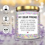 LOTICONA Birthday Gifts for Women: Humorous Candles for Best Friends & BFF Coworkers. - Image 5