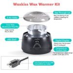 WaxKiss Digital Wax Warmer with Transparent Lid and 14oz Pot for Smooth Hair Removal. - Image 4