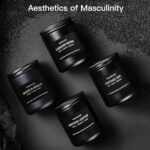 Men's Scented Candle Set - 4 Pack of Smoke, Vanilla, Leather, and Oak Candles for Home Gifts - Image 6