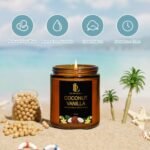 6-Pack Scented Soy Candles Set, 42oz, 300-Hour Burn, Scents: Pink Sands, Coconut Vanilla & More. - Image 4
