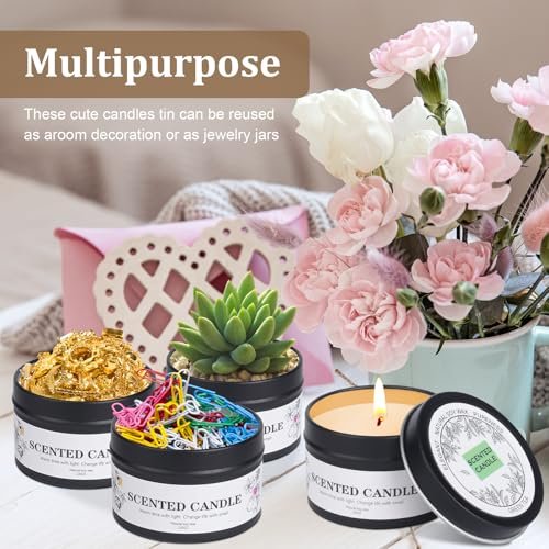 51dHt6x3tKL._SL500_.jpg Aromatherapy Candle Set: 6 Scented Soy Jar Candles for Men & Women - Perfect Gift for Christmas, Birthdays, & Thanksgiving - Image 7