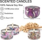 Howemon 24-Pack Scented Candles Set for Home Aromatherapy, Relaxation, and Gift Ideas - Image 4