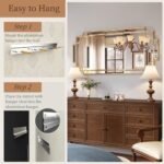 Kelly Miller 24"x48" Gold Beveled Wall Mirror - Traditional Decorative Home Decor for Any Room - Image 8