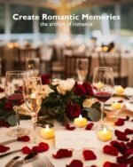 Homemory Romantic Rose Petals & LED Heart Candles Set for Proposal, Anniversary, & Wedding Decor – 2000 Red Petals & 24 Candles. - Image 3