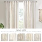 INK+IVY Imani 100% Cotton 50"x84" Chenille Stripe Curtain - Mid-Century Rod Pocket Drape, Ideal for Living Room & Bedroom Privacy. - Image 7