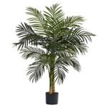 Nearly Natural 4ft Golden Cane Palm Artificial Tree