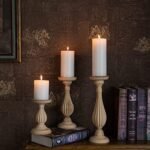 MOZEAL 3" x 4" Hand-Poured Unscented Dripless Pillar Candle Set of 3, 72-Hour Burn, Rustic Style, Ideal for Weddings and Home Decor. - Image 6