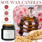 Diteryy 4-Pack Soy Scented Candles for Home - Aromatherapy Gift Set for Stress Relief & Relaxation. Perfect for Mother's Day! - Image 2