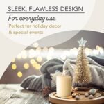 Unscented Melt Pillar Candles - 3 Pack, 3" x 4" Ivory Candles for Home, Church, Weddings & More. - Image 9
