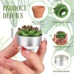 12 Handmade Succulent Candles: Cute Cactus Tealights for Weddings, Baby Showers, and Party Favors - Image 2