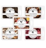 Farm Raised Candles - USA Made - Hand Crafted - Fall Spice Variety 100% Soy Wax Melts – 16 Ounce - 5-Pack – Apple, Cinnamon, Pumpkin, Pecan Waffles – Pet & Family Safe – Gift-Ready Scented Soy Wax
