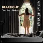 H.VERSAILTEX Blackout Curtains - Thermal Insulated Room Darkening Drapes, 52x84 Inch, Light Sage, Set of 2 for Living Room & Bedroom. - Image 3