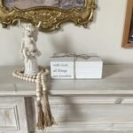 Decorative White Faux Books for Home Decor: Rustic Farmhouse Stacked Display with "With God All Things are Possible." - Image 3