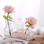 Arme 32-Piece Glass Bud Vase Set: Clear Vintage Vases for Floral Centerpieces, Rustic Wedding Decor, and Home Table Flowers. - Image 7