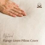 Foindtower Set of 2, Boho Farmhouse Decorative Throw Pillow Covers 26"x26" Natural Beige for Couch & Living Room - Image 2