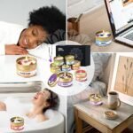 AOOVOO Chakra Candles with Healing Crystals - 7 Candle Set for Aromatherapy & Spiritual Gifts - Image 6