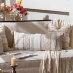 BlissBlush 14x36 Boho Lumbar Throw Pillow Cover - Neutral Farmhouse Cushion for Living Room & Bedroom (Cover Only) - Image 3