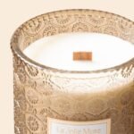 LA JOLIE MUSE Vanilla Coconut Candle - 19 oz Natural Soy Wax, Wood Wick, 90-Hour Burn Time, Large Glass Jar - Image 8