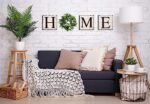 HRENCY Farmhouse Wall Decor: Rustic Wooden Sign with Artificial Eucalyptus for Cozy Home Accent. - Image 7