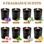 8-Pack Scented Soy Wax Aromatherapy Candles Gift Set for Women – Long-Lasting 3.5oz Jar Candles for Birthdays & Mother's Day. - Image 2