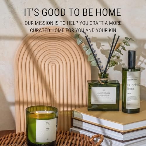 51uxxbaAekL._SL500_.jpg Craft & Kin Reed Diffuser with Dried Flowers | 5 oz Sicilian Citrus & Eucalyptus Home Fragrance - Image 8