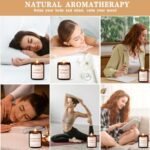 4-Pack 7oz Wood Wick Scented Candles in Amber Jars – Includes Amber Patchouli, Coconut Vanilla, Lemon Lavender, Blackberry Bergamot. Perfect Gift for Women! - Image 4