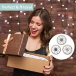 Paquesta 3-Piece Round Farmhouse Wall Decor with 6 Interchangeable Flowers - Rustic 12" Medallion Art for Home. - Image 7