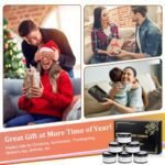 Aromatherapy Candle Set: 6 Scented Soy Jar Candles for Men & Women - Perfect Gift for Christmas, Birthdays, & Thanksgiving - Image 5