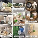 Kate Aspen White Rustic Candle Holder Lantern (6") | Vintage Wedding Centerpiece & Farmhouse Decor - Image 5