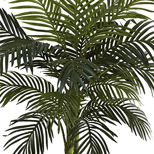 61CqEbLUriL._SL500_.jpg Nearly Natural 4ft Golden Cane Palm Artificial Tree - Perfect Indoor Greenery Decor! - Image 5