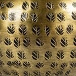 Brass-Finished Round Hammered Metal Container with Bird Finial - Creative Co-Op Design - Image 4