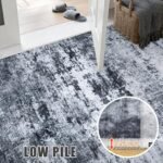 5x7 Washable Modern Abstract Area Rug: Soft, Thin, No-Slip, Stain-Resistant for Living Room, Bedroom, Office. - Image 8