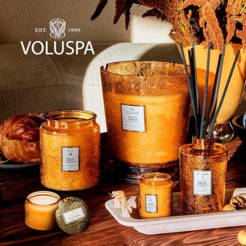 61XfwnPzW-L._SL500_.jpg Voluspa Baltic Amber Reed Diffuser, 3.4 oz - Handcrafted Oil Diffuser for Your Home - Image 6
