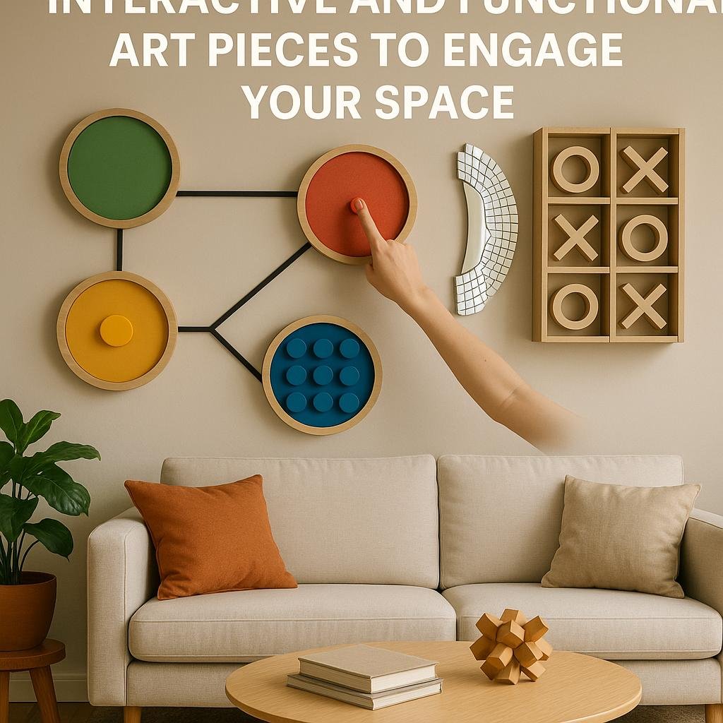 Incorporating Interactive and Functional Art Pieces to Engage Your Space