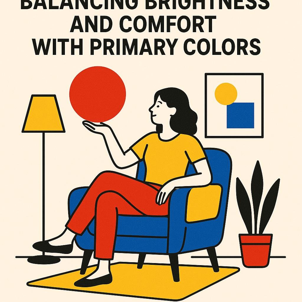 Balancing⁤ Brightness ‌and Comfort with Primary Colors