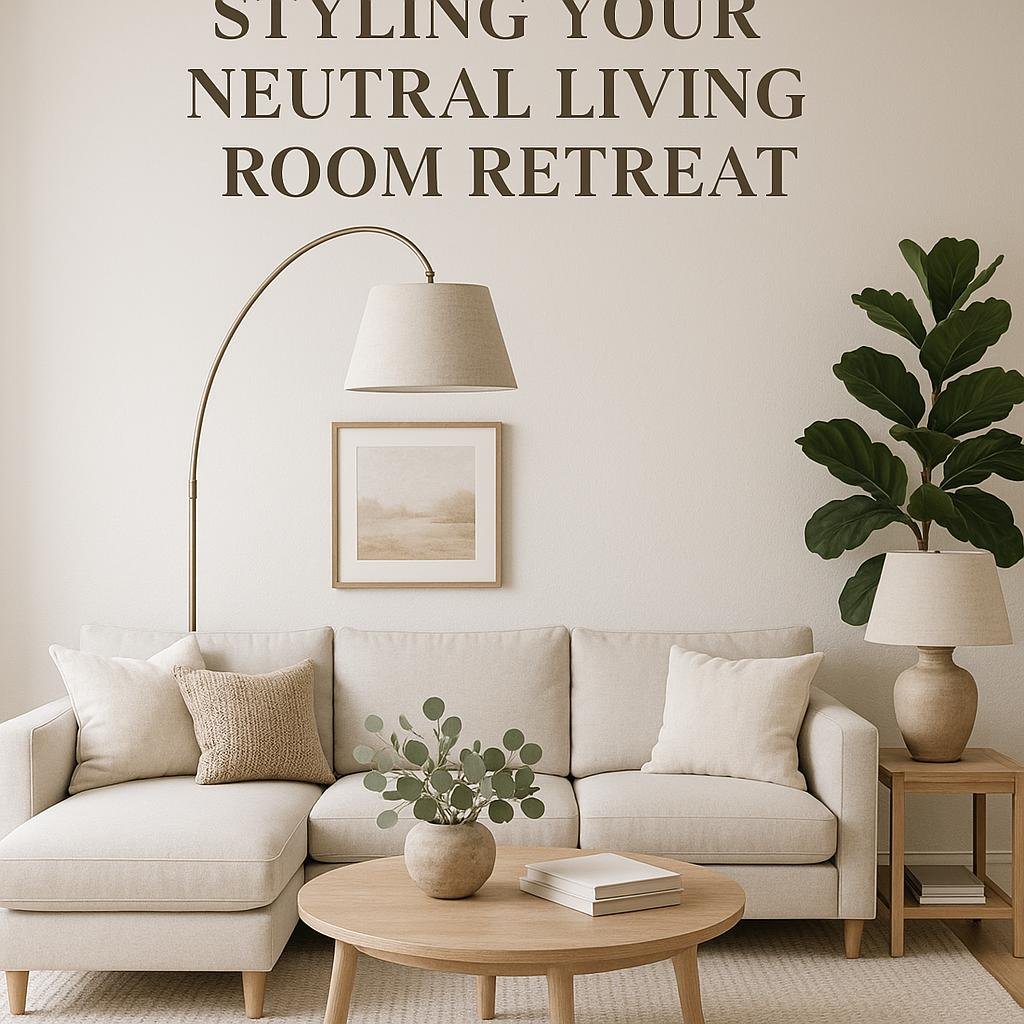 Practical Tips for Styling Your Neutral Living Room Retreat
