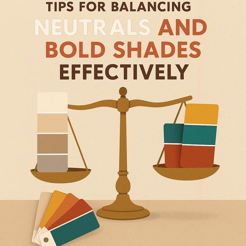 Tips for Balancing Neutrals and Bold Shades Effectively