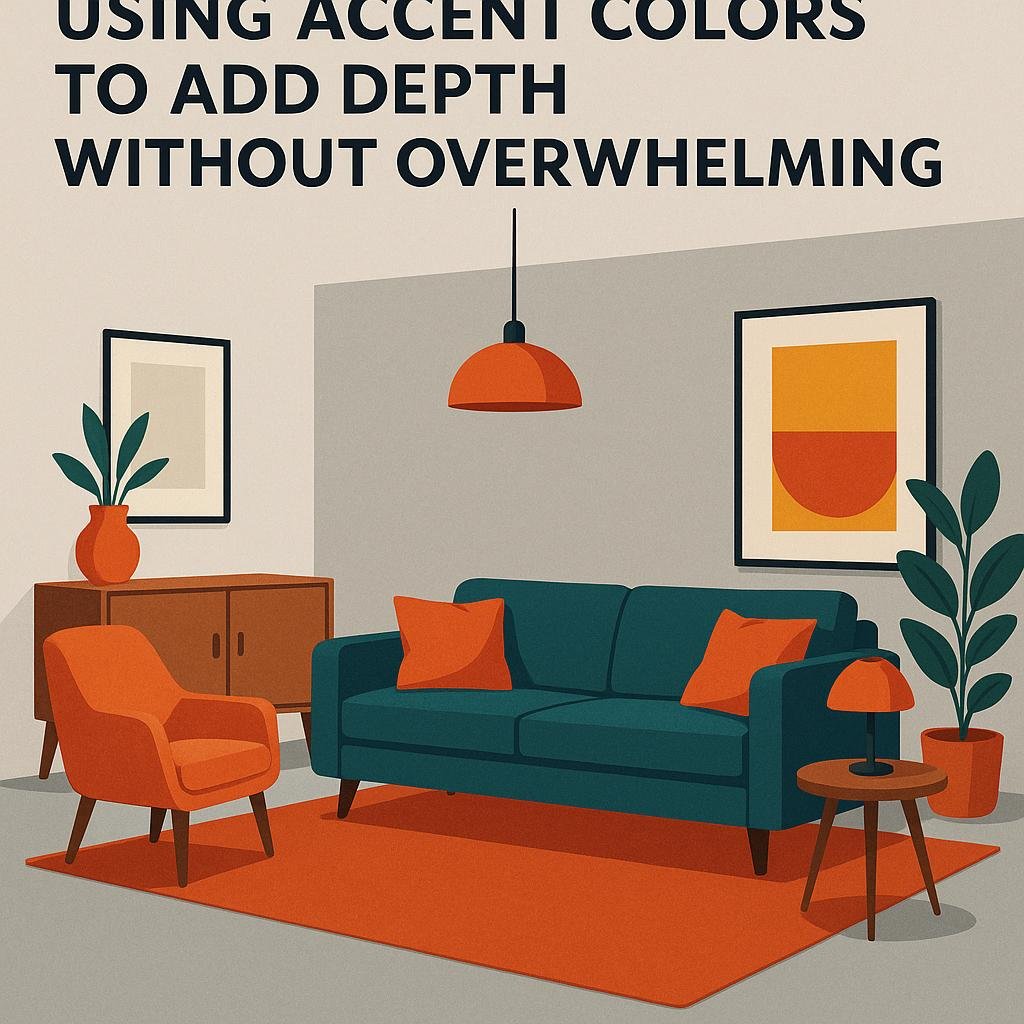 Using Accent Colors to Add Depth Without Overwhelming